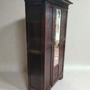 Antique Oak Wardrobe / Early 20th Century / Solid Oak / FREE DELIVERY - Image 2