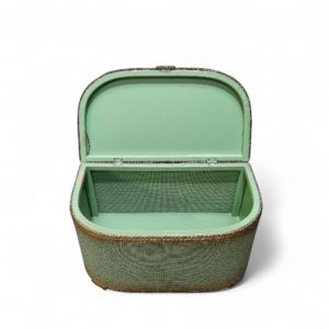 Vintage Lloyd Loom Lusty-Style Ottoman / 1970s / FREE DELIVERY - Image 4