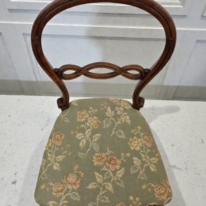 Antique Victorian Balloon-Back Chairs / Late 19th Century / Set of Two / FREE DELIVERY - Image 8