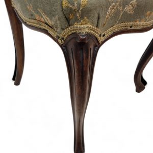 Antique Victorian Balloon-Back Chairs / Late 19th Century / Set of Two / FREE DELIVERY - Image 3