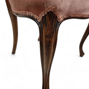 Antique Victorian Balloon-Back Chairs / Set of 2 / c. 1880–1900 / Carved Details / FREE DELIVERY - Image 6