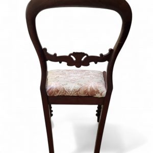 Antique Pair of Victorian Balloon-Back Side Chairs / c.1860–1880 / FREE DELIVERY - Image 7