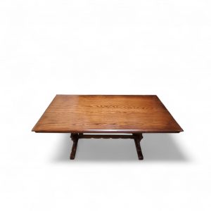 Vintage Old Charm Wood Brothers Large Refectory-Style Dining Table / c1960 / FREE DELIVERY - Image 4