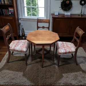 Antique Victorian Carved Side Chairs / Set of Three / c.1870 / FREE DELIVERY - Image 8