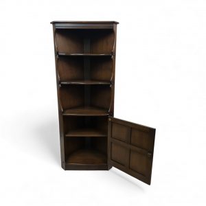 Vintage Ercol Corner Cabinet / Solid Elm / 1970s / FREE DELIVERY - Image 2