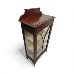 Antique Edwardian Glazed Bookcase / Small Display Cabinet / c.1910 / FREE DELIVERY - Image 5