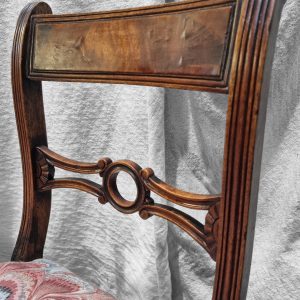 Antique Wooden Dining Chairs / c1880 / Set of 2 / FREE DELIVERY - Image 6