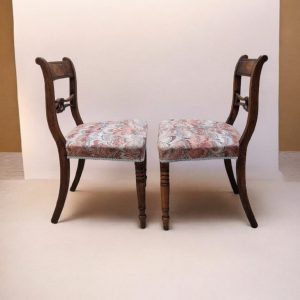 Antique Wooden Dining Chairs / c1880 / Set of 2 / FREE DELIVERY - Image 3