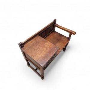 Vintage Old Charm Wood Brothers / Telephone Table / Tudor Brown / c.1970 / FREE DELIVERY - Image 8