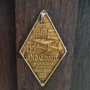 Vintage Old Charm Wood Brothers / Telephone Table / Tudor Brown / c.1970 / FREE DELIVERY - Image 6