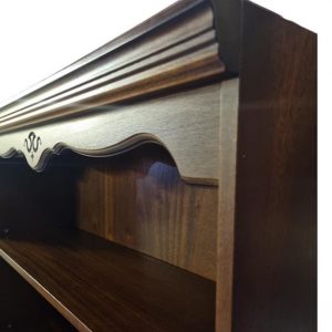 Vintage Rossmore Red Mahogany Tall Open Bookcase / c1970 / FREE DELIVERY - Image 5