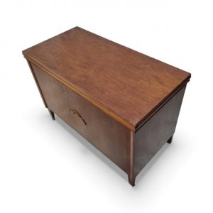 Vintage Wooden Blanket Box on Castors / Mid-20th Century / FREE DELIVERY - Image 11