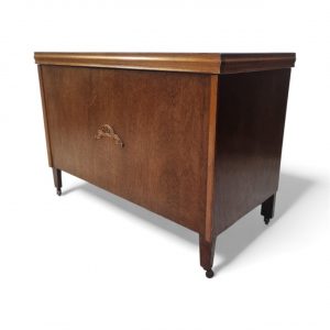 Vintage Wooden Blanket Box on Castors / Mid-20th Century / FREE DELIVERY - Image 6