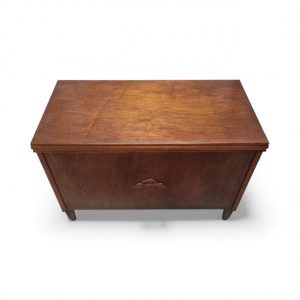 Vintage Wooden Blanket Box on Castors / Mid-20th Century / FREE DELIVERY - Image 3