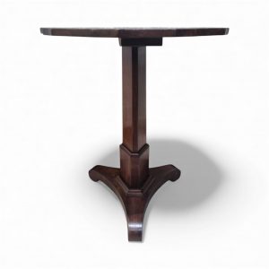 Vintage Scalloped-Top Pedestal Occasional Table / Early 20th Century / FREE DELIVERY - Image 4