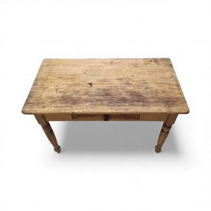 Antique Victorian Pine Farmhouse Table / Drawer / c1880 / FREE DELIVERY - Image 8