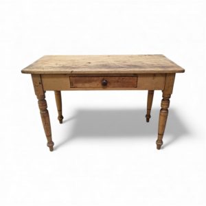 Antique Victorian Pine Farmhouse Table / Drawer / c1880 / FREE DELIVERY - Image 7