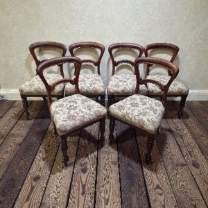 Victorian Dining Chairs / Set of 6 / c1880 / FREE DELIVERY