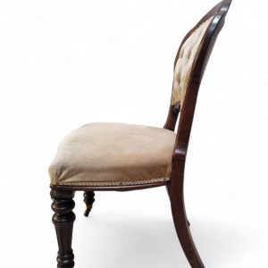 Victorian Upholstered Dining Chairs / c. 1880 / Set of Two / FREE DELIVERY - Image 4