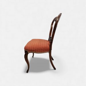 Antique Walnut Side Chair / c.1890 / Pierced Splat Back / FREE DELIVERY - Image 10