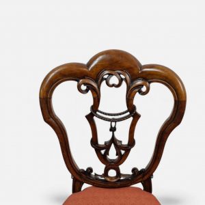 Antique Walnut Side Chair / c.1890 / Pierced Splat Back / FREE DELIVERY - Image 8