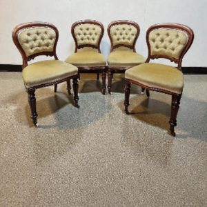 Antique Victorian Dining Chairs by Blyth & Sons / Set of 6 / c. 1890 / FREE DELIVERY - Image 6