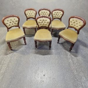 Antique Victorian Dining Chairs by Blyth & Sons / Set of 6 / c. 1890 / FREE DELIVERY