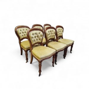 Antique Victorian Dining Chairs by Blyth & Sons / Set of 6 / c. 1890 / FREE DELIVERY - Image 5