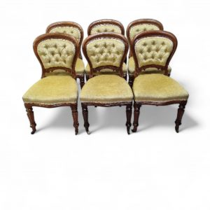 Antique Victorian Dining Chairs by Blyth & Sons / Set of 6 / c. 1890 / FREE DELIVERY - Image 4