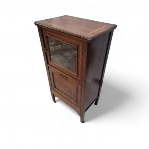 Vintage Mahogany Music abinet / Small Display & Storage Cabinet c.1920 / FREE DELIVERY - Image 10