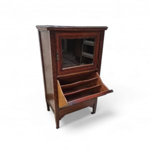 Vintage Mahogany Music abinet / Small Display & Storage Cabinet c.1920 / FREE DELIVERY - Image 1