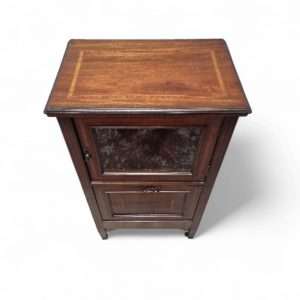 Vintage Mahogany Music abinet / Small Display & Storage Cabinet c.1920 / FREE DELIVERY - Image 6