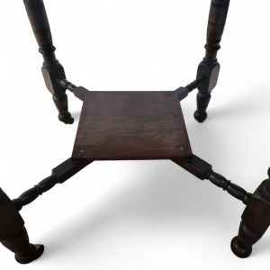 Antique Octagonal Occasional Table / Oak Wood / Late Victorian / FREE DELIVERY - Image 8