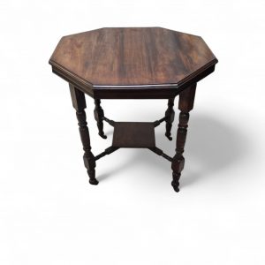 Antique Octagonal Occasional Table / Oak Wood / Late Victorian / FREE DELIVERY - Image 4