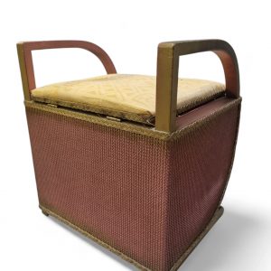 Vintage Lloyd Loom Lusty Style Basket Chair / Storage Stool / FREE DELIVERY - Image 2