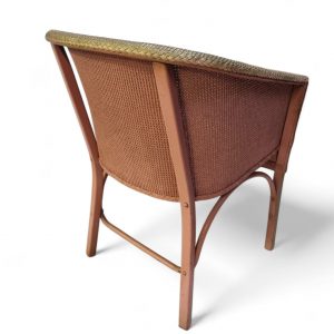 Vintage Lloyd Loom Lusty Style Tub Chair / c1950 / FREE DELIVERY - Image 6