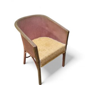 Vintage Lloyd Loom Lusty Style Tub Chair / c1950 / FREE DELIVERY - Image 4