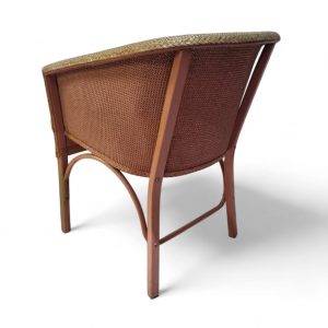 Vintage Lloyd Loom Lusty Style Tub Chair / c1950 / FREE DELIVERY - Image 3