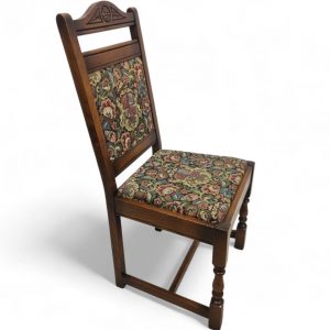 Vintage Old Charm Wood Bros Oak Dining Chairs / Set of 6 / c1970 / FREE DELIVERY - Image 3