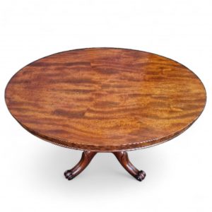 Antique Mahogany Pedestal Table / Original Castors / c1890 / FREE DELIVERY - Image 5