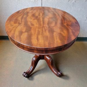 Antique Mahogany Pedestal Table / Original Castors / c1890 / FREE DELIVERY - Image 4