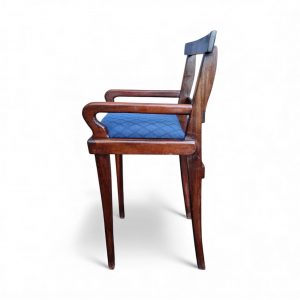 Antique Wooden Low Chair / Needlepoint Seat / c1920 / FREE DELIVERY - Image 2