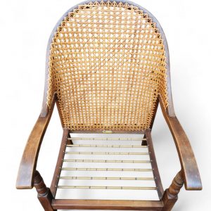 Antique Cane Back Armchair / Birchcraft High Wycombe / c1930 / FREE DELIVERY - Image 7