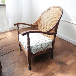 Antique Cane Back Armchair / Birchcraft High Wycombe / c1930 / FREE DELIVERY