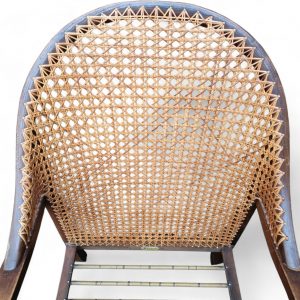 Antique Cane Back Armchair / Birchcraft High Wycombe / c1930 / FREE DELIVERY - Image 6