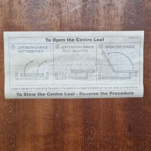 Vintage Stag Minstrel Mahogany Extending Dining Table / c1970 / FREE DELIVERY - Image 5