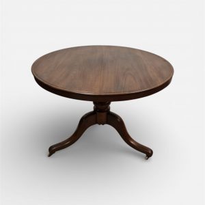 Antique Round Wooden Dining Table / c1910 / FREE DELIVERY - Image 1
