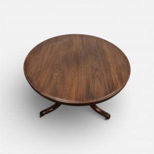 Antique Round Wooden Dining Table / c1910 / FREE DELIVERY - Image 9