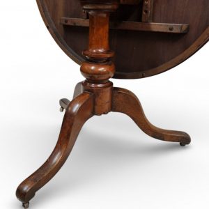 Antique Round Wooden Dining Table / c1910 / FREE DELIVERY - Image 7