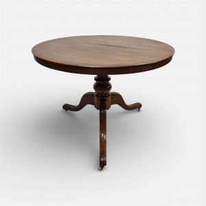 Antique Round Wooden Dining Table / c1910 / FREE DELIVERY - Image 5
